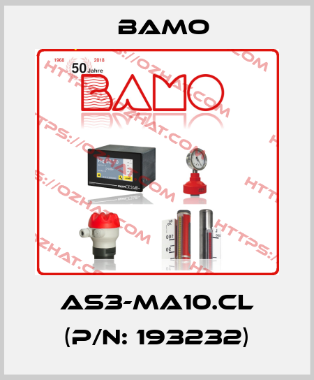 AS3-MA10.CL (P/N: 193232) Bamo