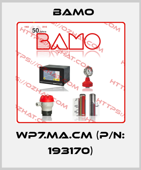 WP7.MA.CM (P/N: 193170) Bamo