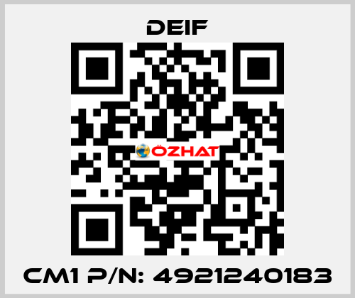 CM1 P/N: 4921240183 Deif