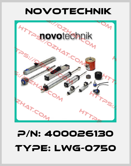 P/N: 400026130 Type: LWG-0750 Novotechnik