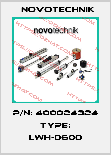 P/N: 400024324 Type: LWH-0600 Novotechnik