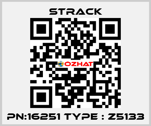 PN:16251 Type : Z5133 Strack