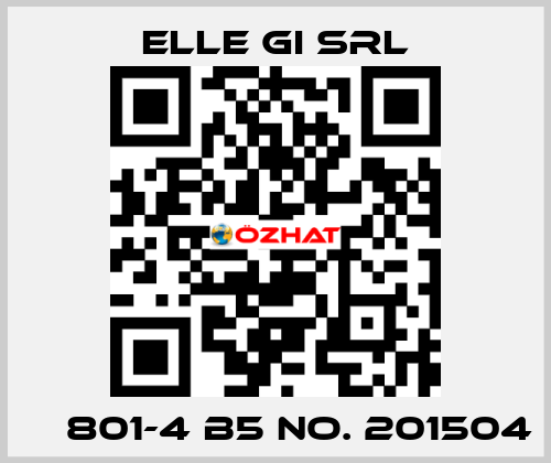 МС801-4 B5 No. 201504 ELLE GI SRL