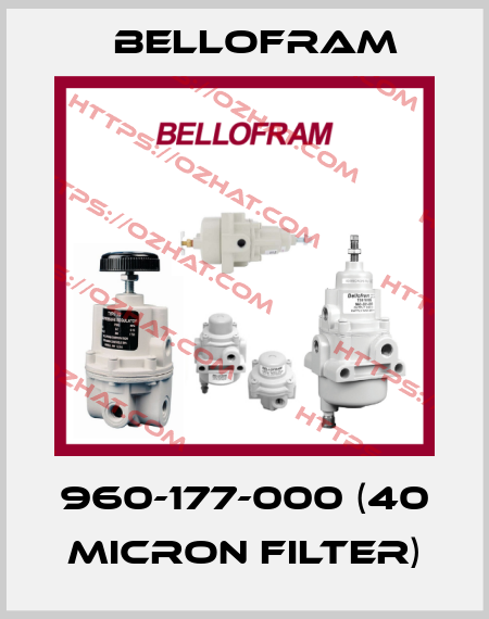 960-177-000 (40 Micron Filter) Bellofram