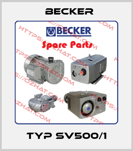 Typ SV500/1 Becker