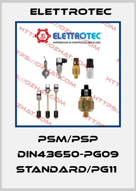 PSM/PSP DIN43650-PG09 STANDARD/PG11  Elettrotec