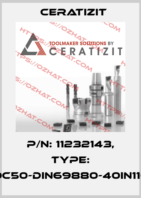 P/N: 11232143, Type: OC50-DIN69880-40IN110 Ceratizit