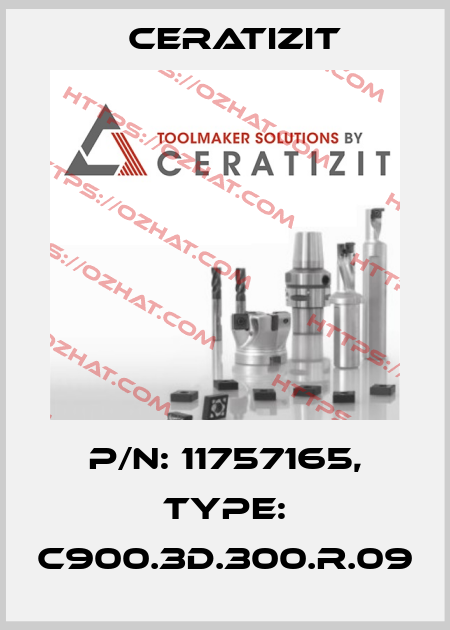 P/N: 11757165, Type: C900.3D.300.R.09 Ceratizit