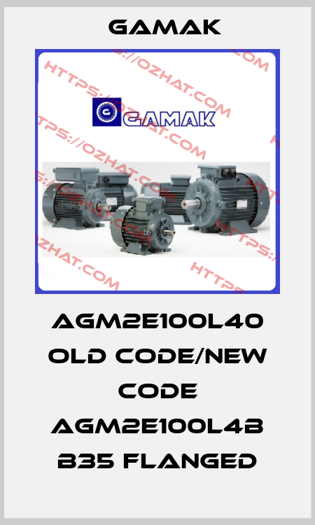 AGM2E100L40 old code/new code AGM2E100L4B B35 flanged Gamak