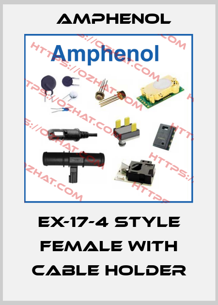 EX-17-4 STYLE FEMALE WITH CABLE HOLDER Amphenol