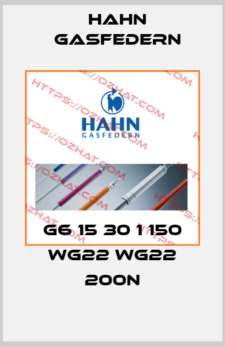 G6 15 30 1 150 WG22 WG22 200N Hahn Gasfedern