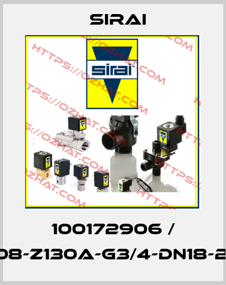 100172906 / L131V08-Z130A-G3/4-DN18-24VAC Sirai
