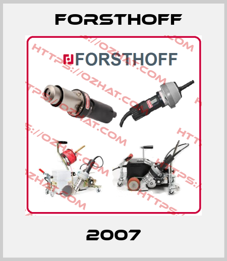 2007 Forsthoff
