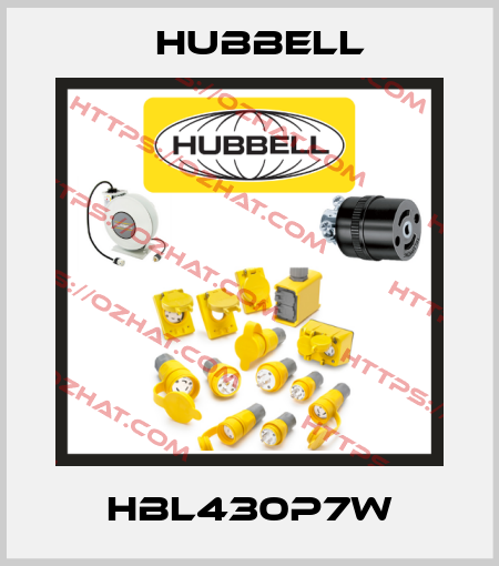 HBL430P7W Hubbell