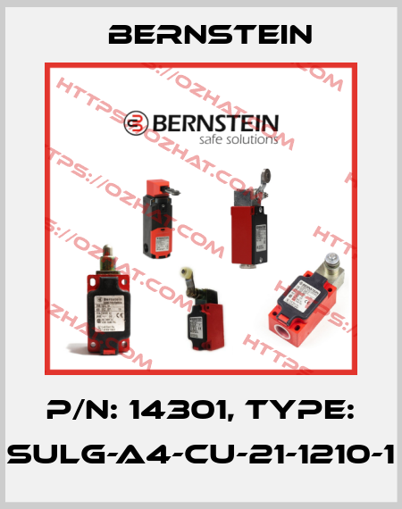 P/N: 14301, Type: SULG-A4-CU-21-1210-1 Bernstein