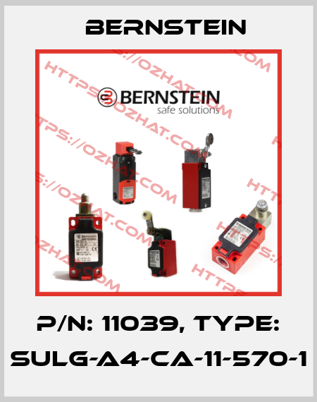 P/N: 11039, Type: SULG-A4-CA-11-570-1 Bernstein