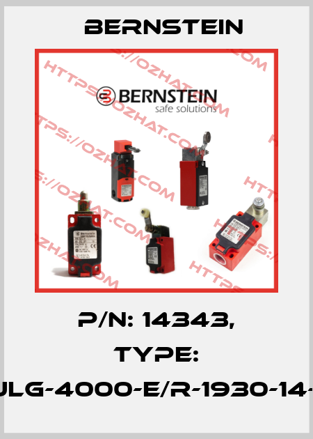 P/N: 14343, Type: SULG-4000-E/R-1930-14-01 Bernstein