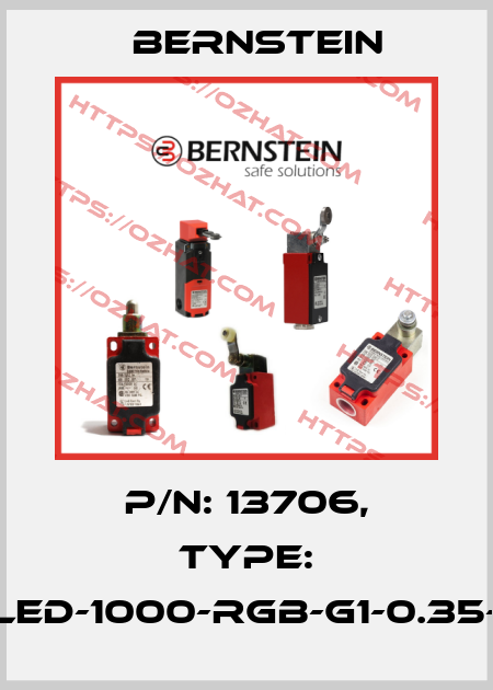 P/N: 13706, Type: SI-LED-1000-RGB-G1-0.35-T4 Bernstein