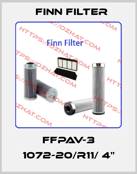 FFPAV-3 1072-20/R11/ 4" Finn Filter