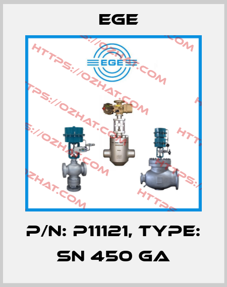 p/n: P11121, Type: SN 450 GA Ege