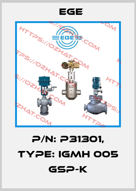 p/n: P31301, Type: IGMH 005 GSP-K Ege