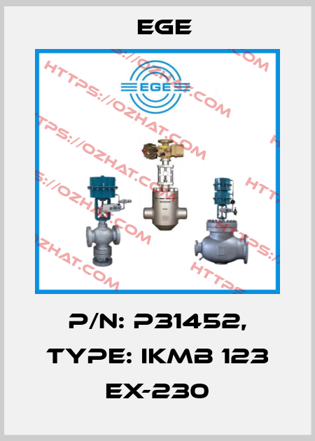 p/n: P31452, Type: IKMb 123 Ex-230 Ege