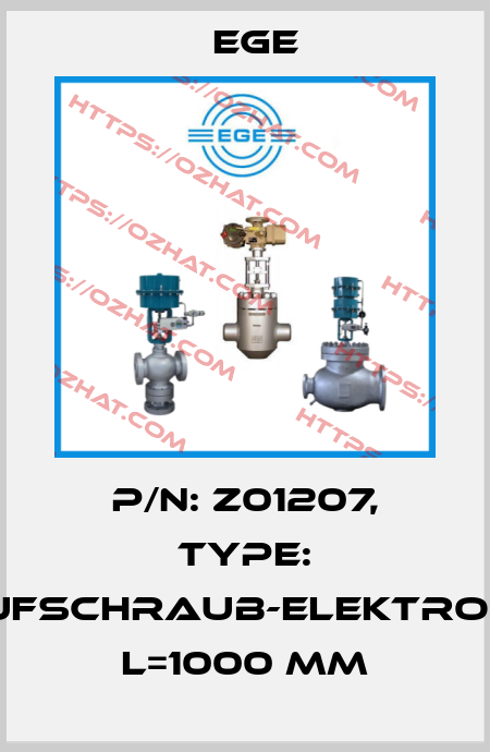 p/n: Z01207, Type: Aufschraub-Elektrode L=1000 mm Ege