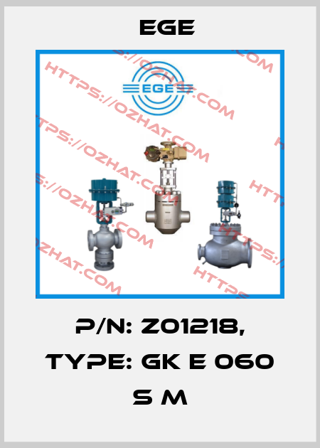 p/n: Z01218, Type: GK E 060 S M Ege