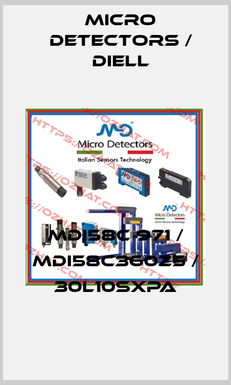 MDI58C 971 / MDI58C360Z5 / 30L10SXPA
 Micro Detectors / Diell