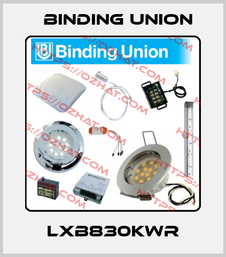 LXB830KWR Binding Union