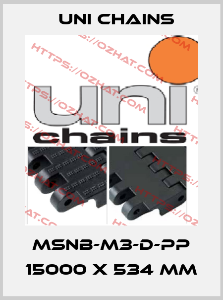 MSNB-M3-D-PP 15000 x 534 mm Uni Chains