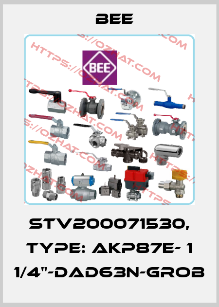 STV200071530, Type: AKP87E- 1 1/4"-DAD63N-GROB BEE