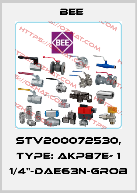 STV200072530, Type: AKP87E- 1 1/4"-DAE63N-GROB BEE