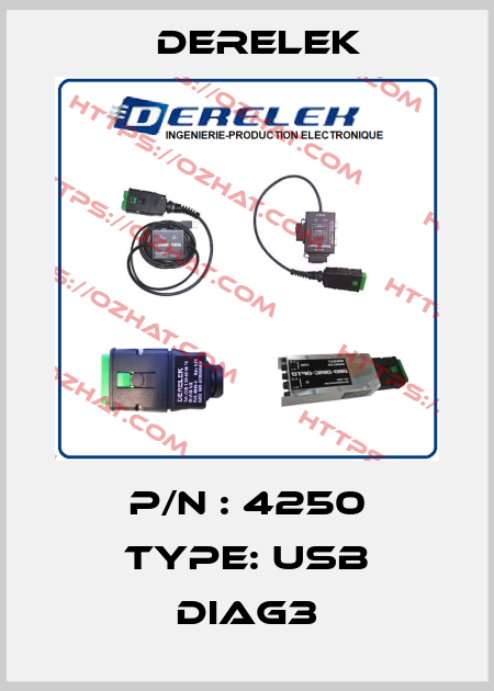 P/N : 4250 Type: USB DIAG3 Derelek