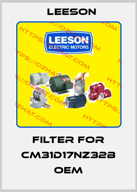 filter for CM31D17NZ32B OEM Leeson
