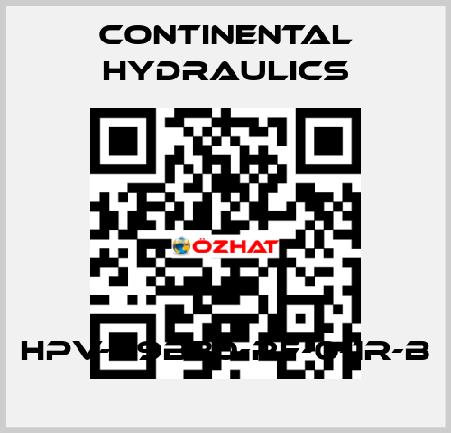 HPV-29B30-RF-0-1R-B Continental Hydraulics