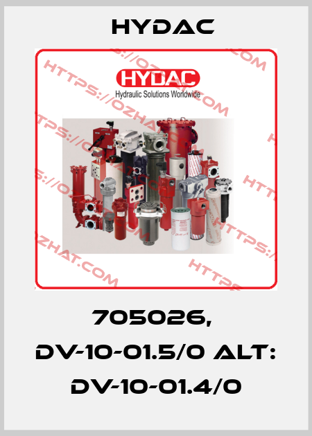 705026,  DV-10-01.5/0 ALT: DV-10-01.4/0 Hydac