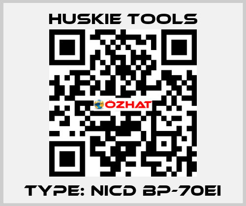 TYPE: Nicd BP-70EI Huskie Tools