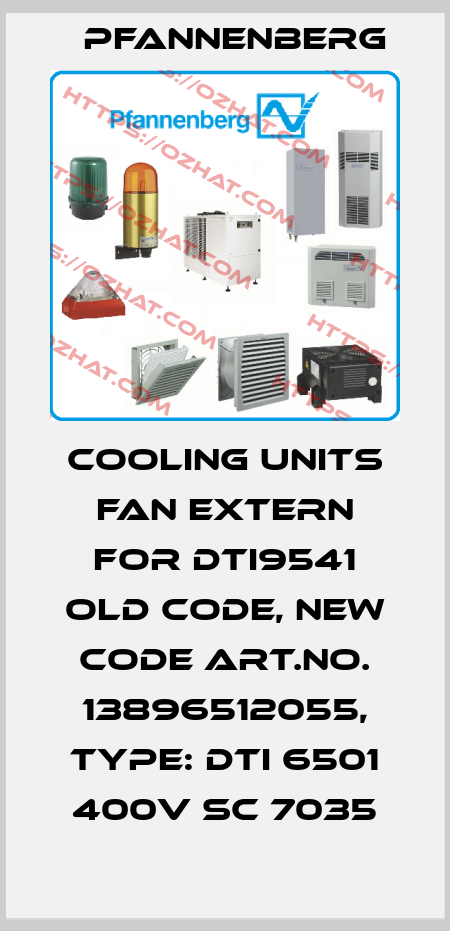 Cooling units fan EXTERN for DTI9541 old code, new code Art.No. 13896512055, Type: DTI 6501 400V SC 7035 Pfannenberg