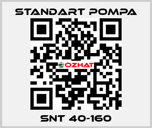 SNT 40-160 STANDART POMPA