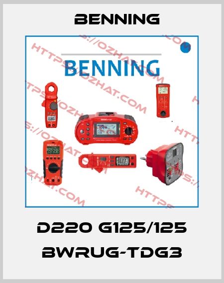 D220 G125/125 BWrug-TDG3 Benning