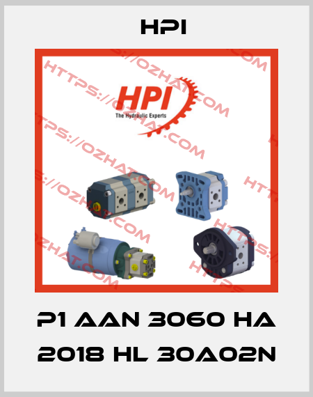 P1 AAN 3060 HA 2018 HL 30A02N HPI