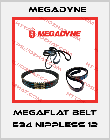 MEGAFLAT BELT 534 NIPPLESS 12 Megadyne