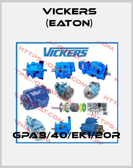 GPA3/40/EK1/20R Vickers (Eaton)