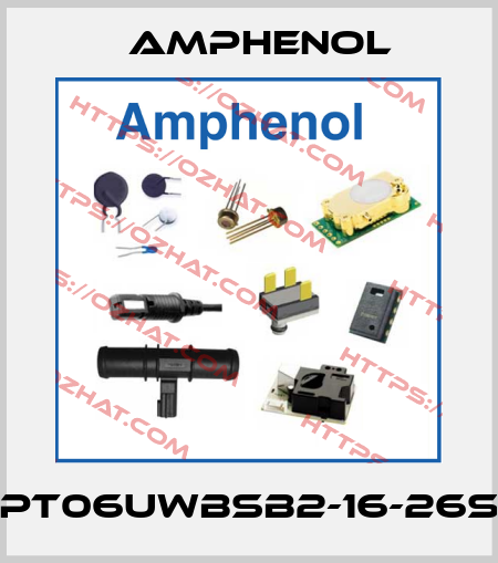 PT06UWBSB2-16-26S Amphenol