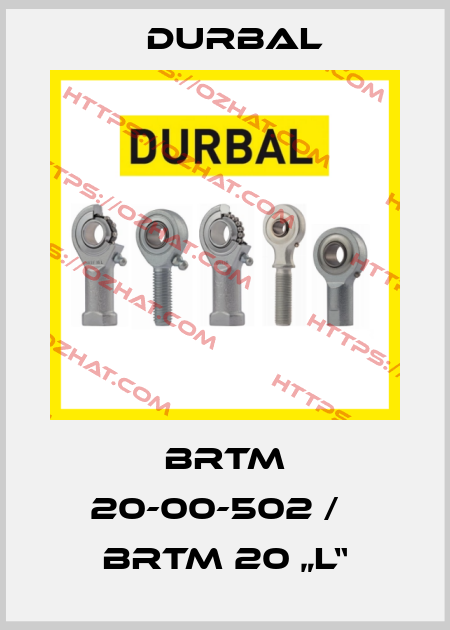 BRTM 20-00-502 /   BRTM 20 „L“ Durbal