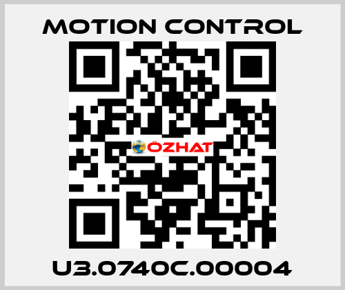 U3.0740C.00004 MOTION CONTROL