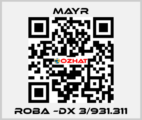 Roba –DX 3/931.311 Mayr