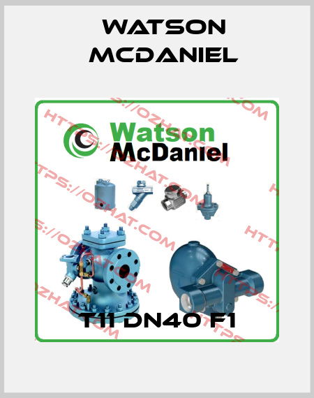 T11 DN40 F1 Watson McDaniel