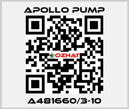 A481660/3-10 Apollo pump